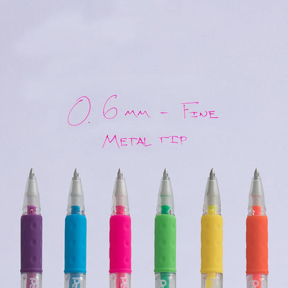 Pentel Sparkle Pop Metallic Gel Pen, (1.0mm) Bold Line, Assorted Colors, Pack of 8 (K91BP8M)