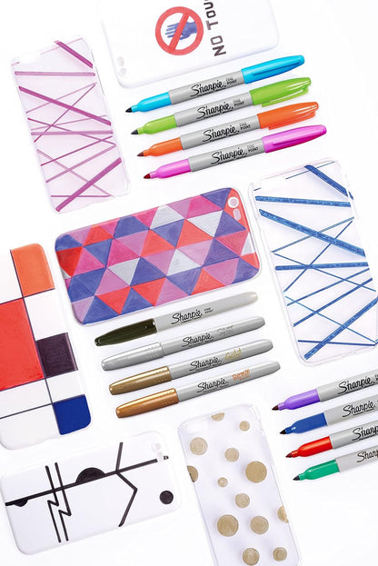 Sharpie 37600PP Permanent Markers, Ultra Fine Point, Classic Colors, 8 Count