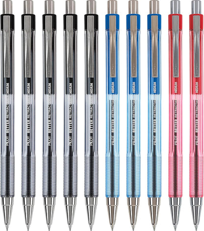 PILOT Pen 30000 The Better Ball Point Pen Refillable & Retractable Ballpoint Pens, Fine Point, Black Ink, 12-Pack