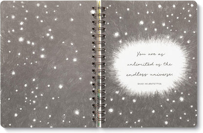 Compendium Spiral Notebook – Expect the Best Things to Happen Today – A Designer Spiral Notebook with 192 Lined Pages, College Ruled, 7.0" W x 9.25" H