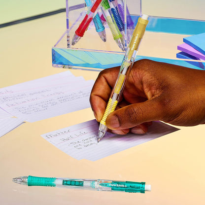 Paper Mate Clearpoint Mechanical Pencils, 0.7mm HB #2 Lead, Blue Barrels, 12 Count - Teacher Supplies, Journaling, Note Taking