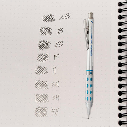 Pentel C27BPHB3K6 Super Hi-Polymer Lead Refills, 0.7mm, HB, Black, 30 per Tube (Pack of 3 Tubes)