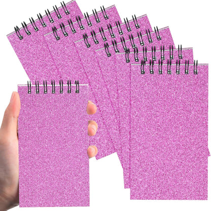 Tenceur 2 Pcs Pocket Notebook Bulk Small 3x5 Inch Spiral Notepads Mini Top Bound Notebook with Lined 120 Pages Ruled Memo Pads for Office College Nurse Essentials Back to School Gift (Black)