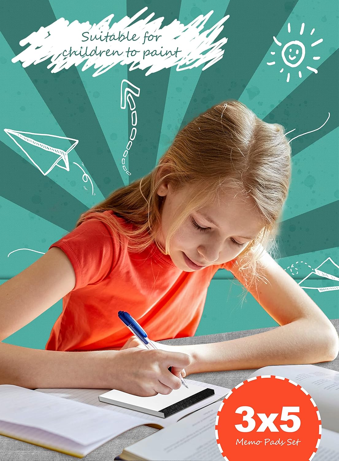 Notepad 4x6 Notepads 8 Pack Lined Note Pads 4x6 Paper Pads Memo Pads 4x6 Scratch Pads 4x6 Server Note Pads Ruled Pages Pocket Notebook Small Writing Pads for Daily Planning School Office 30 Sheets/Pad