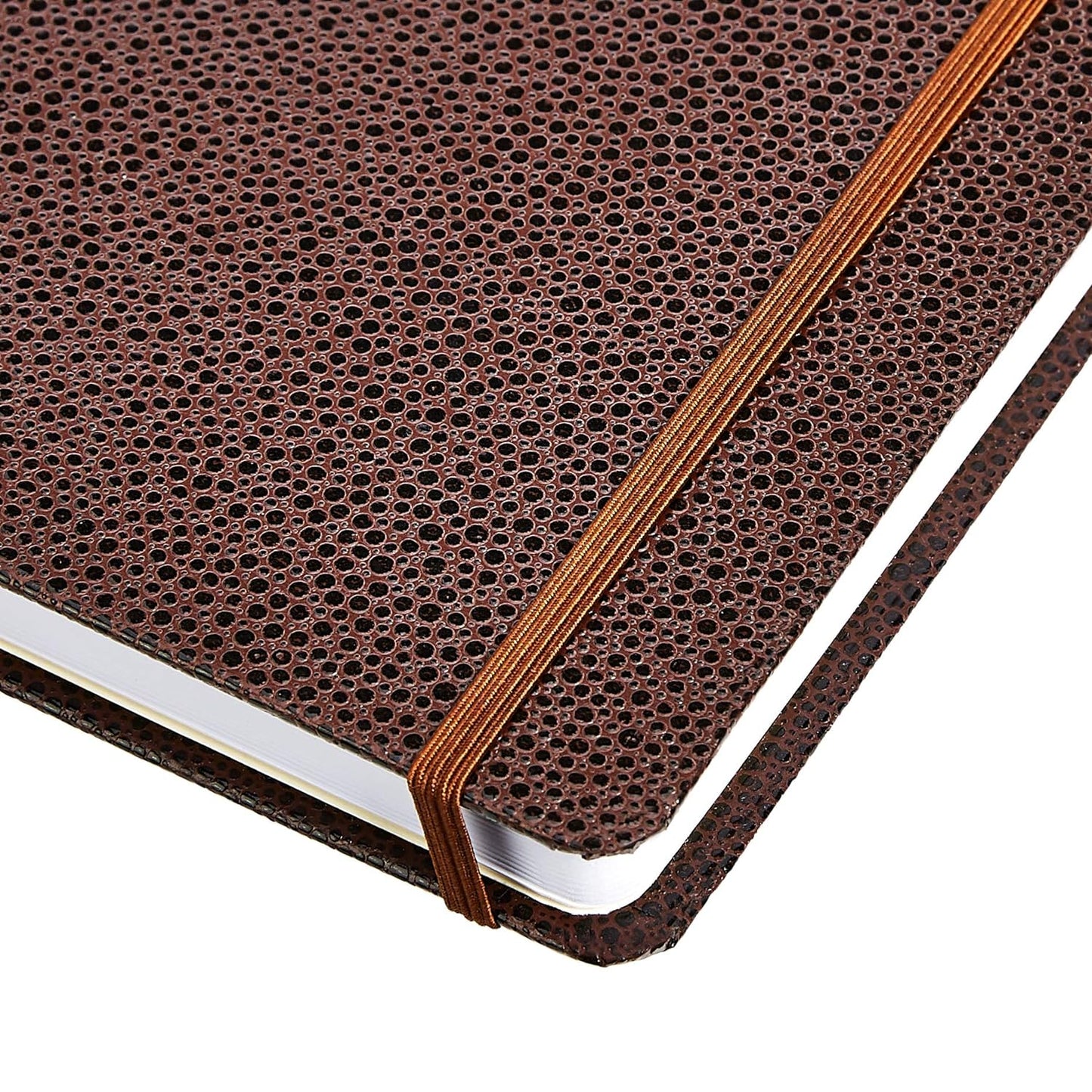 Amazon Basics Shagreen Hardcover Journal for Writing, Note Taking and Journaling with Elastic Band, 2-Pack