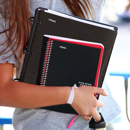 Five Star Spiral Notebook, 2 Subject, College Ruled Paper, 6" x 9.5", 80 Sheets, Blue (Color May Vary) (840029CG1)