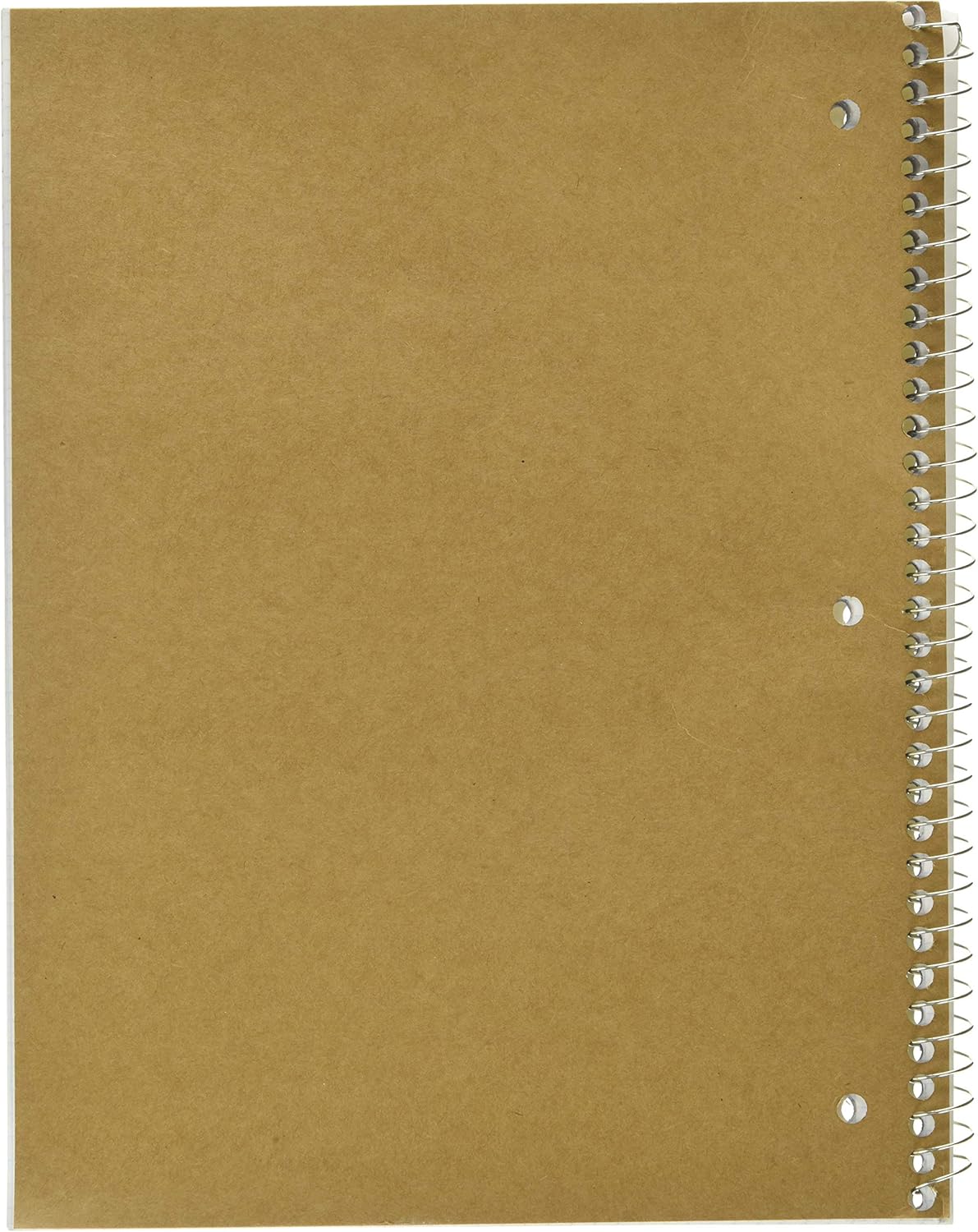 Mead Spiral Notebook, 1 Subject, Graph Ruled Paper, 7-1/2" x 10-1/2", 100 Sheets, Black (05676AA5)