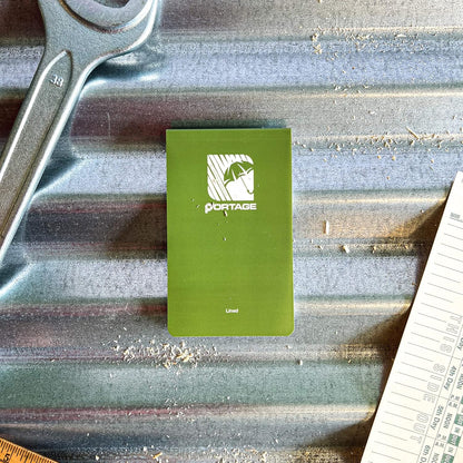 Portage Notebooks - 4 Pack Waterproof Notebook, Made From Recycled Stone Waste, Small Notepad, All Weather Notebook, Write in any Weather - 3x5 In, 40 Lined Sheets, Variety 4 Pack