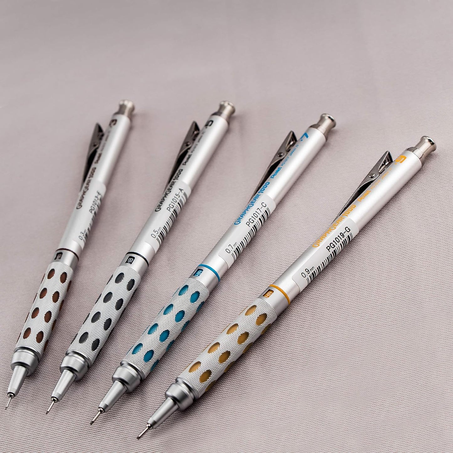Pentel Arts GraphGear 1000 Mechanical Pencil Premium Gift Set with Refill Leads & Erasers (PG1000BXSET)