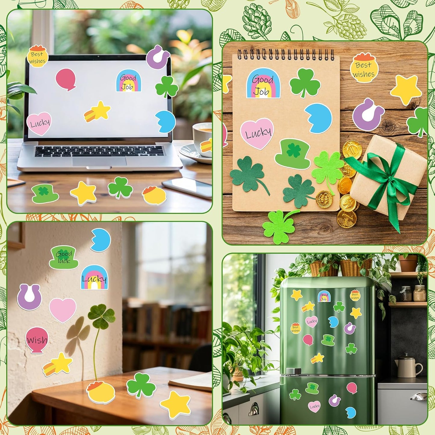 CJiangpo 30Pcs Marshmallow Sticky Notes Pads, 600 Sheets Cute Self Stick Notepad Memo Pads Funny Cartoon Page Marker Classroom Rewards Camping Themed Gift