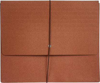 Smead Redrope Expanding File Wallet, Flap and Cord Closure, 5-1/4" Expansion, Legal Size, 10 per Box (71011)