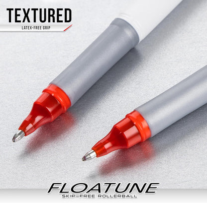 Pentel Floatune Rollerball Pen, (1.0mm), Bold Point, Blue Ink, Pack of 8 (BY110PF8C)