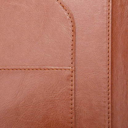 Clipboard Folder Padfolio A4, Mymazn Writing Portfolios Faux Leather Clipboards with Cover for Legal Pad Holder Letter Size 8.5 x 11 for Business Conference Notepad Clip Board (Gray Green)