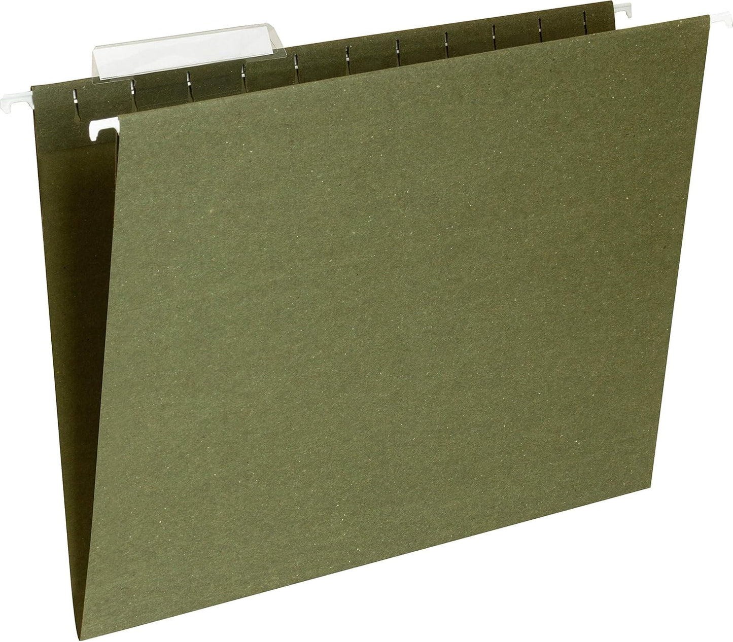 Business Source, BSN17532, 1/3 Cut Standard Hanging File Folders, 25 / Box, Standard Green