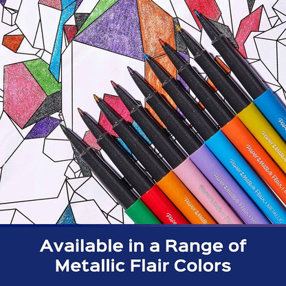Paper Mate Flair Felt Medium Tip Set, 4-Pen Metallic Colors Set