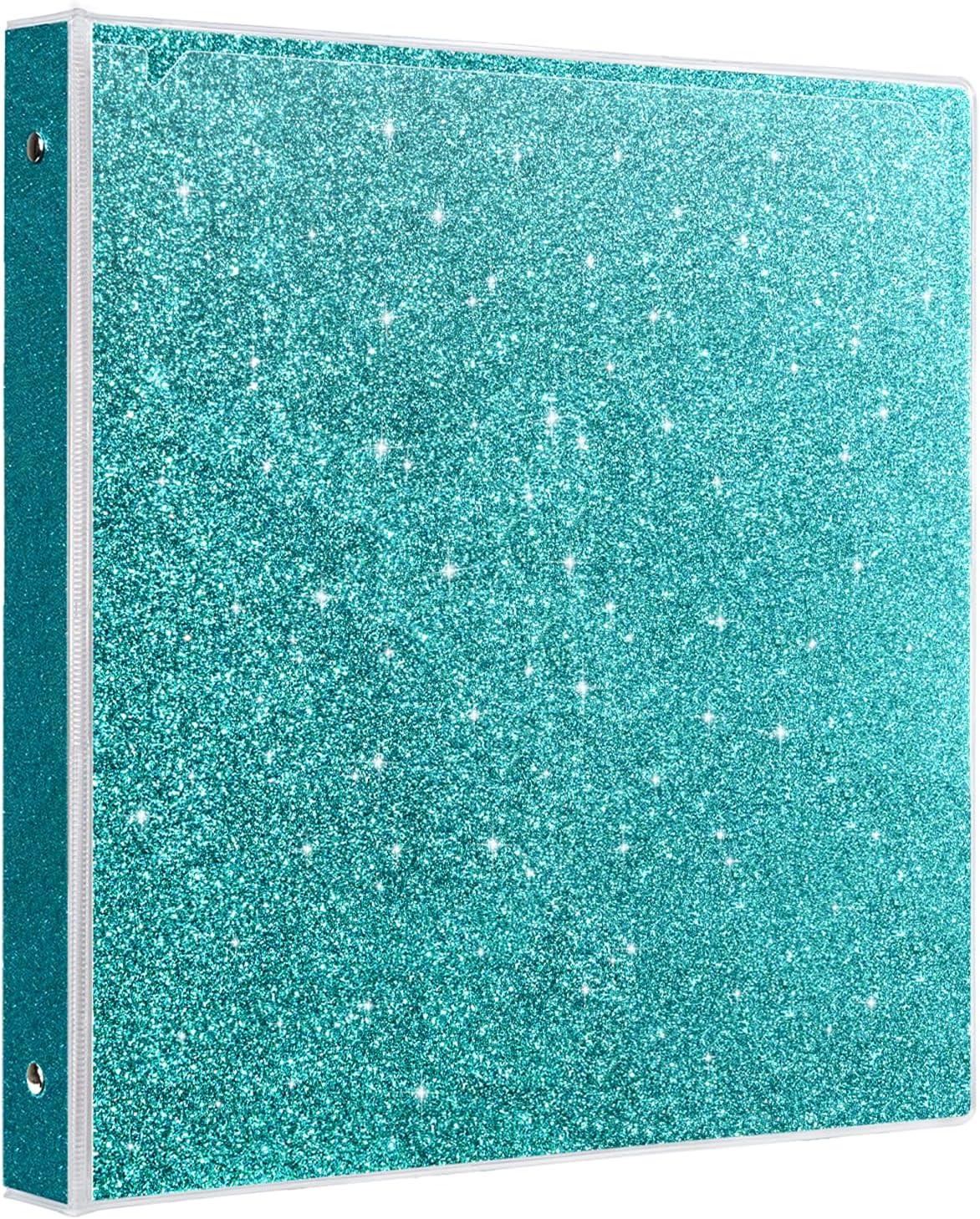 EYROZILL 3 Ring Binders 1 Inch Round Rings Binder Gold Binder Holds 8.5" x 11" Letter Size 300 Sheets, Waterproof, Gold