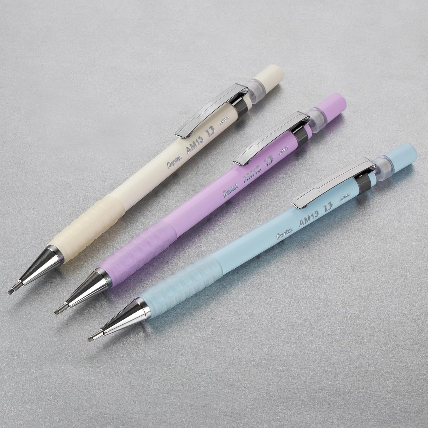 Pentel Sharp 1.3 Mechanical Pencil, (1.3mm), Extra Thick Line, Includes Refill Lead, Writing/Office/Test-Taking Pencil, Pastel Blue Barrel (AM13LBPS)