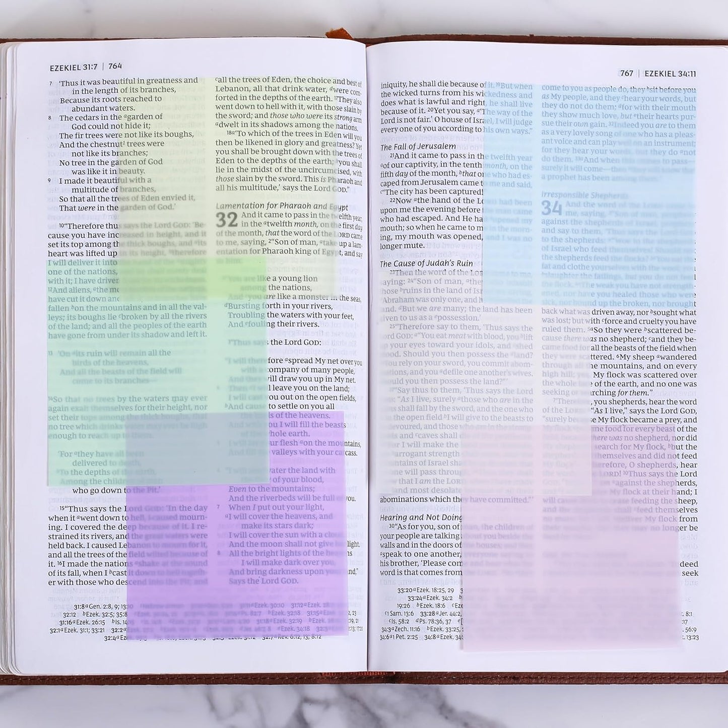 Mr. Pen- Transparent Sticky Notes, 3" x 3", 12 Pads, 600 Sheets, See Through Self-Adhesive Notes for Bible Journaling and Studying, Water-Resistant, Easy to Peel, Clean Removal