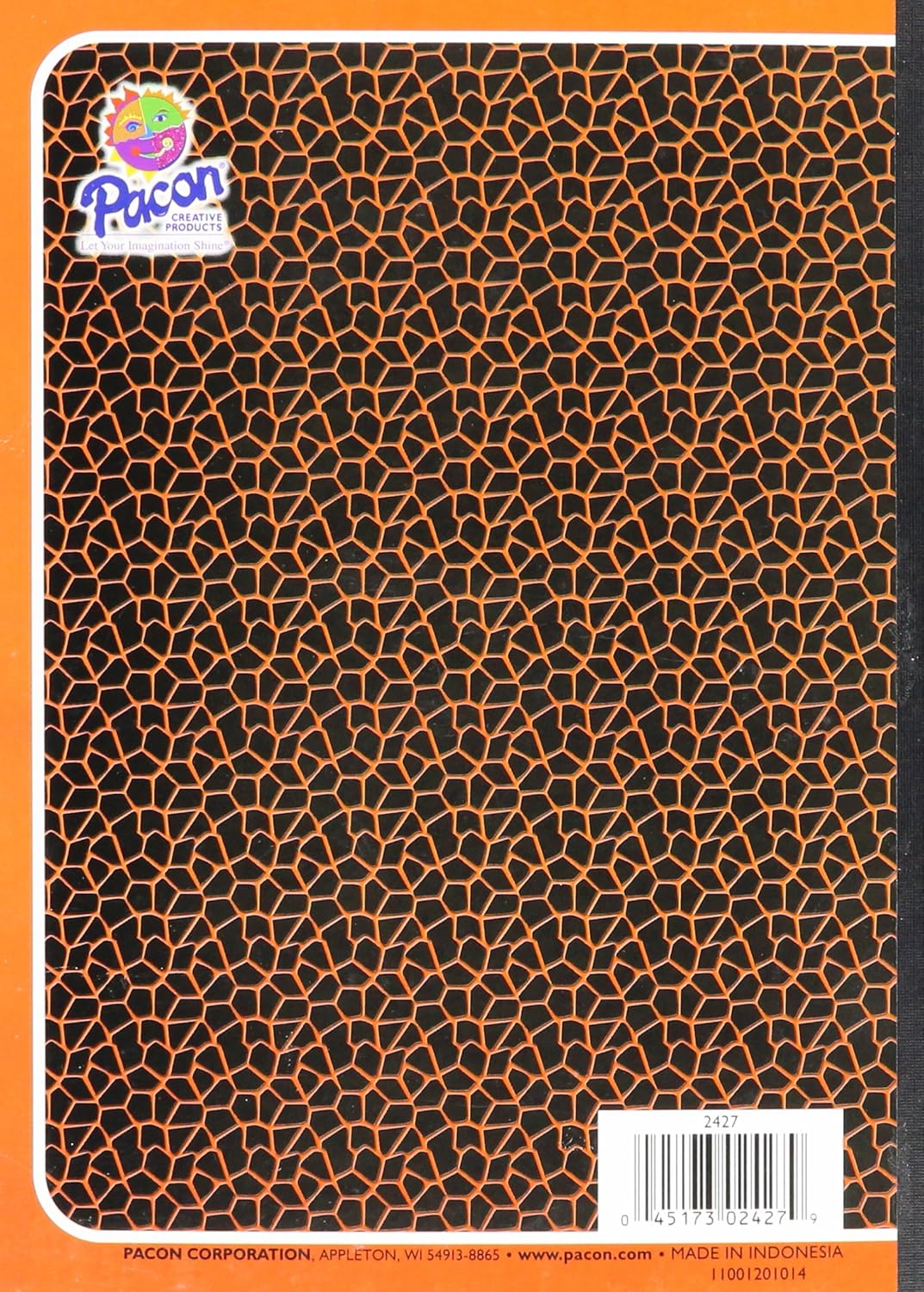 Pacon 2427 Composition Book, 5/8 Ruling, 9 3/4 x 7 1/2, 100 Sheets
