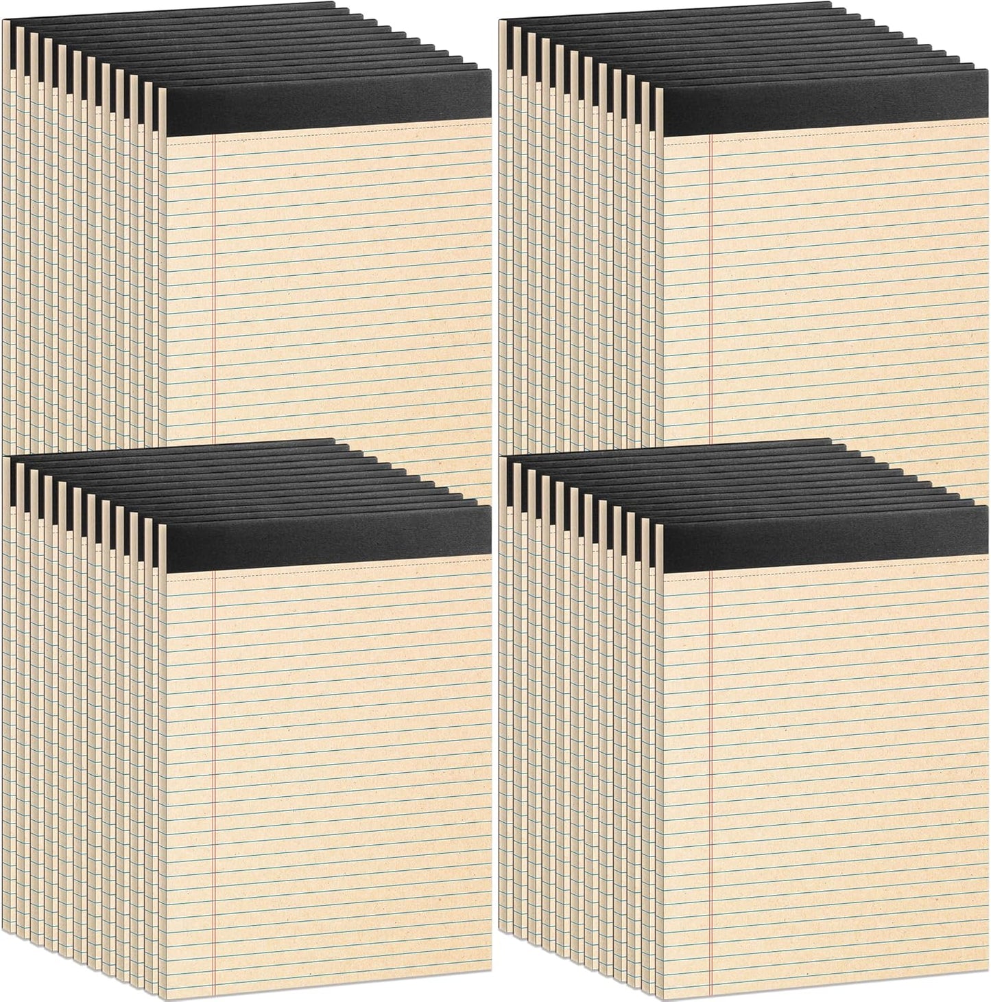 Note Pads 4x6, 36 Pack Small NotePads, Server Pads, Scratch Pads 4x6, Memo Pads White Paper, 50 Sheets per Blank Note Pads 4 x 6, Mini Writing Pads Pocket Notepads for Office School Home Supplies