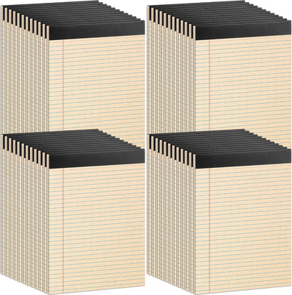 Note Pads 4x6, 36 Pack Small NotePads, Server Pads, Scratch Pads 4x6, Memo Pads White Paper, 50 Sheets per Blank Note Pads 4 x 6, Mini Writing Pads Pocket Notepads for Office School Home Supplies