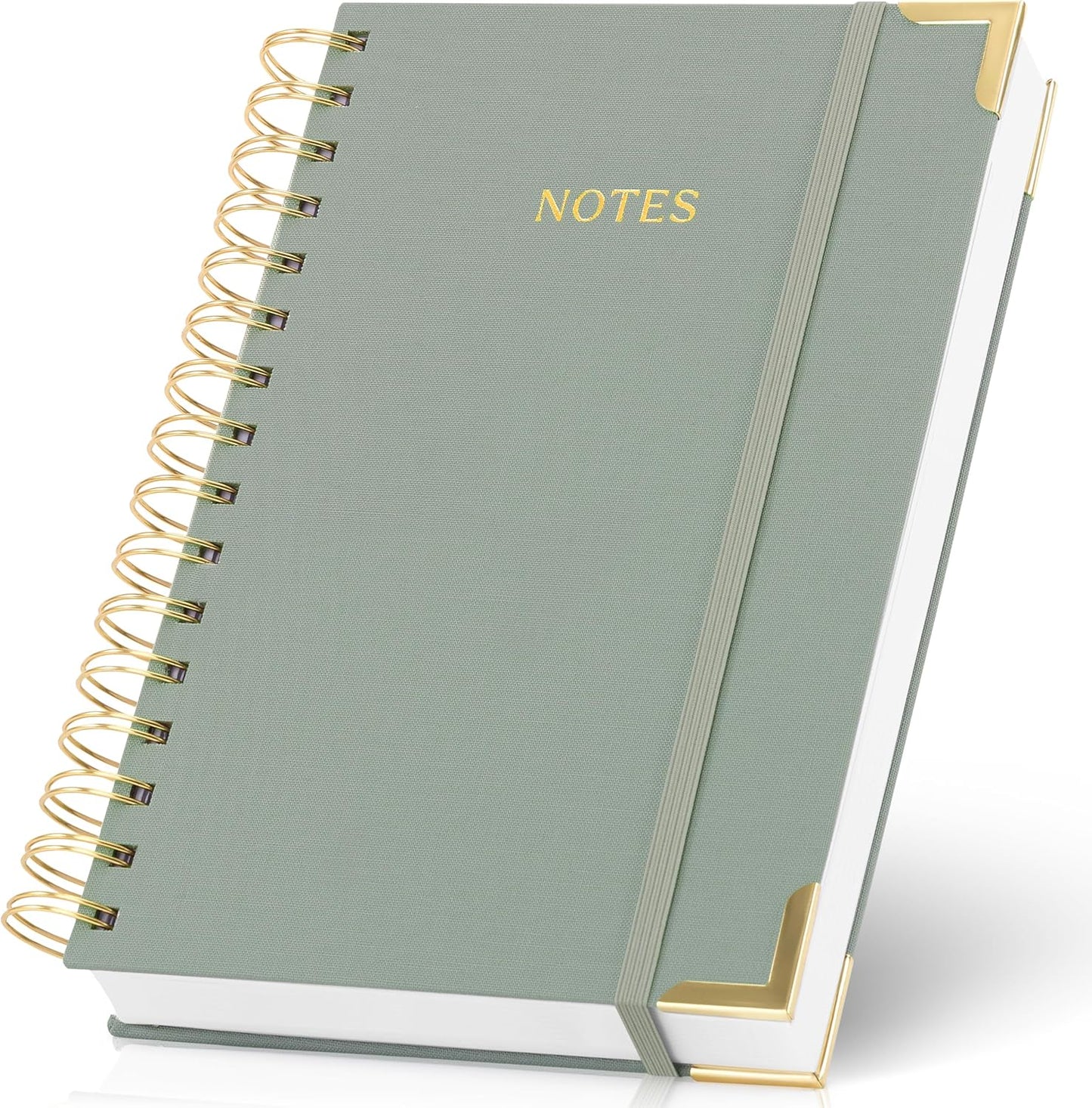 Aesthetic Thick Spiral Notebook Journal For Women in B5 Format - Modern Linen Hardcover College Ruled Note Book With 300 Lined Pages - Perfect For Writing And Staying Organized at Work or School