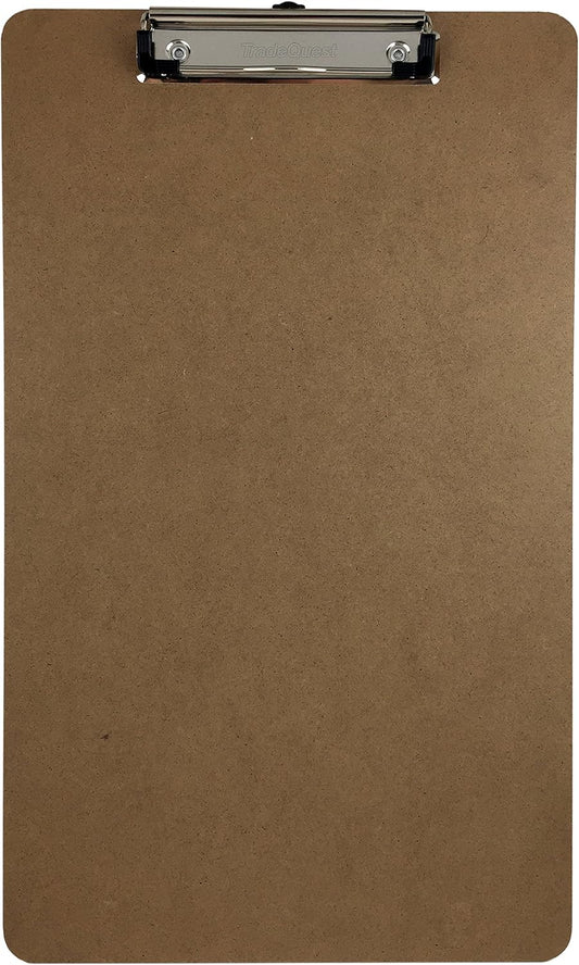 Trade Quest Legal Size Clipboard Low Profile Clip 9'' x 15'' Single (Pack of 1)