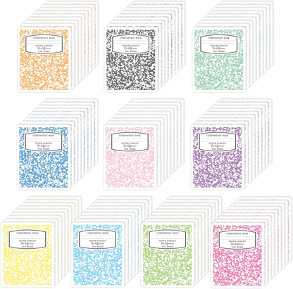 CJiangpo 90Pcs Teacher Sticky Notes Pads, Thank You Teacher Appreciation Gifts 1800 Sheets Self Stick Notepad Memo Pads Composition Book Shape Page Marker School Office End of Year Party Supplies