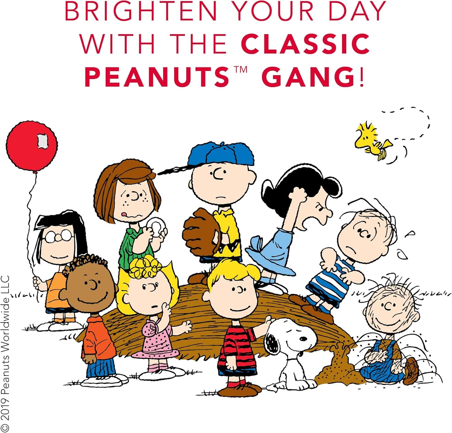 Graphique Magnetic Notepad - Peanuts Gang Grocery and Shopping List - Fun Decorative To-Do List - Perfect House Warming Gifts - 100 Tear off Sheets (4" x 9.25" x .5")