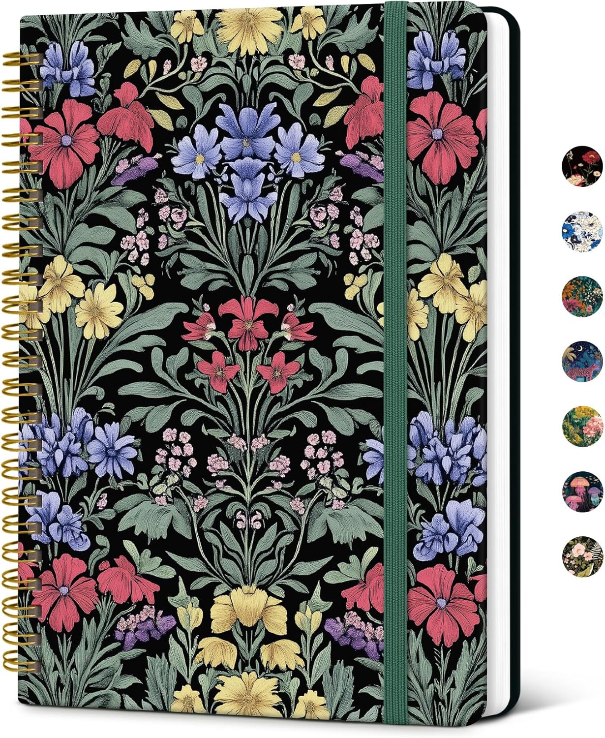 Taja Lined Spiral Notebook Journal for Women A5(5.8" × 8.3"), Cute Hardcover Notebook for Work, School & Note Taking, Pretty College Ruled Journal for Writing, 140 Pages, Sunset