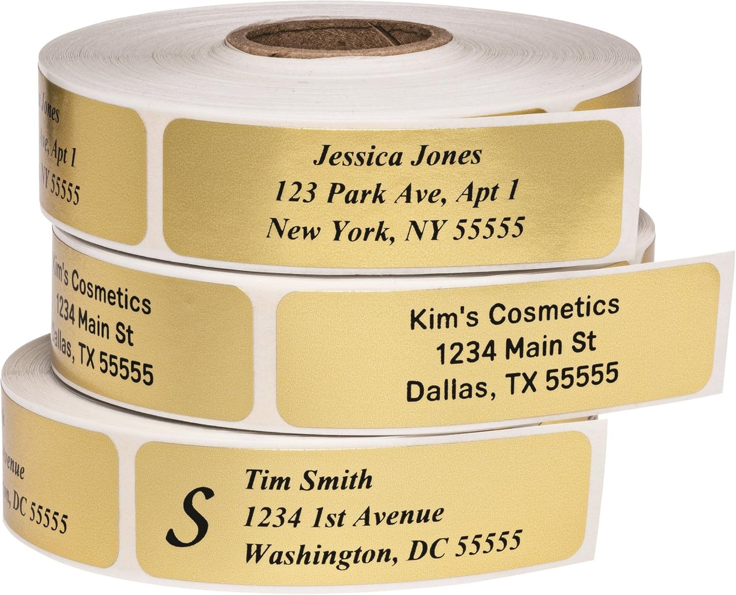 Return Address Labels - Roll of 500 Personalized Labels (White)