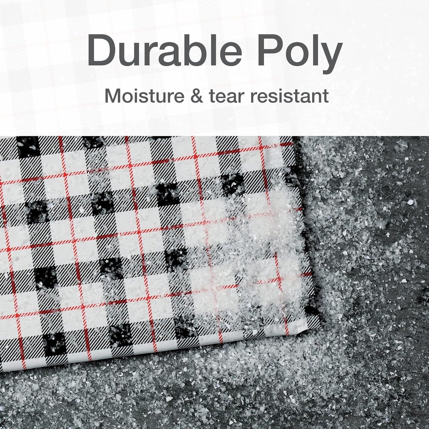 Quality Park Bubble Mailers, 8.5 x 11 Shipping Envelopes, Water Resistant White Poly Padded Envelopes, Redi-Strip Peel Off Closure, 25/Box (QUA85859)