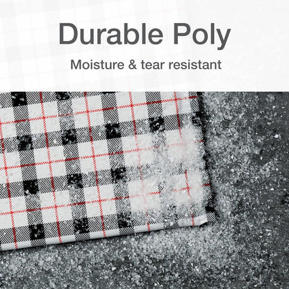 Quality Park Bubble Mailers, 8.5 x 11 Shipping Envelopes, Water Resistant White Poly Padded Envelopes, Redi-Strip Peel Off Closure, 25/Box (QUA85859)