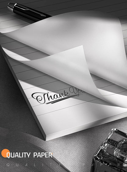 Legal Pads 8.5 x 11 White Note Pads 8.5 x 11 In 2 Pack Notepads 8.5 x 11 Writing Pads of Paper 8.5 x 11 Legal Notepads Wide Ruled White Lined Paper Pads 8.5 x 11 30 Sheets Per Legal Note Pads 8.5 x 11