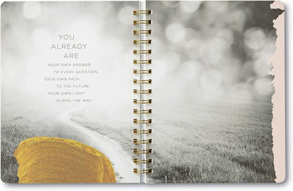 Compendium Spiral Notebook – Expect the Best Things to Happen Today – A Designer Spiral Notebook with 192 Lined Pages, College Ruled, 7.0" W x 9.25" H