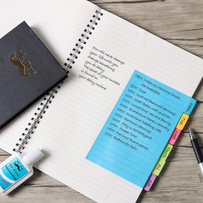 Mr. Pen- Sticky Notes Set, 410 Pack, Ruled, Dotted & Blank Notes with 150 Index Tabs, Divider Sticky Pads for Bible Study, Office, School, Planning, Journaling & Organization