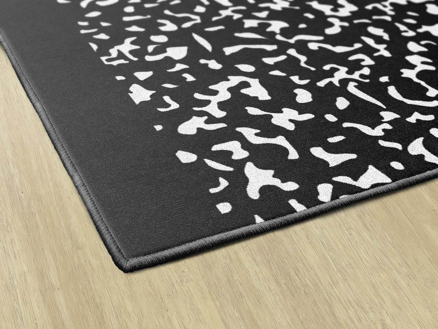 Flagship Carpets Composition Notebook Educational Area Rug for Kids Room Seating Décor, Children's Classroom, Play Carpet for Teaching and Playroom, 7'6" x 12'