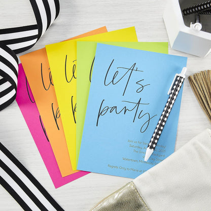 Astrobrights® Color Card Stock, Happy Assortment, Letter (8.5" x 11"), 65 Lb, Pack Of 250