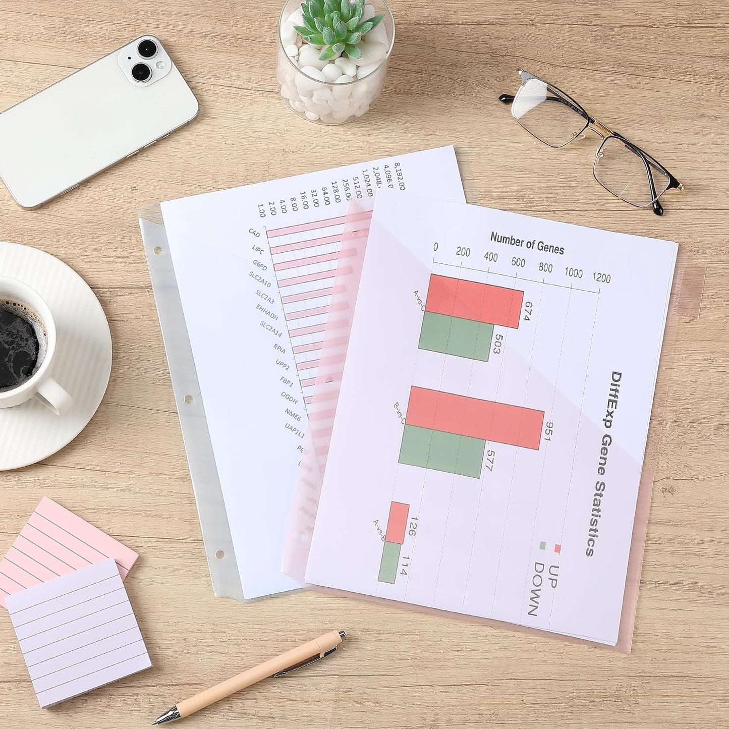 Mr. Pen- Binder Dividers with Pockets and Tabs, 1 Set, 8 Tabs/Set, Colorful, 3 Ring Binder Dividers with Tabs and Pockets on Both Sides