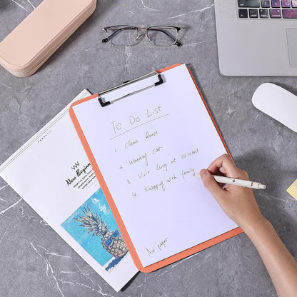 Mr. Pen- Plastic Clipboard, 12.5" x 9", 2 Pack, Clipboard Plastic, Low-Profile Metal Clip with Retractable Hanging Hole