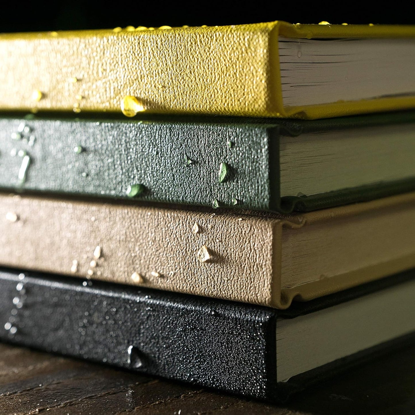 Rite in the Rain Weatherproof Hard Cover Notebook, 4.25" x 6.75", Green Cover, Universal Pattern (No. 970F-M)