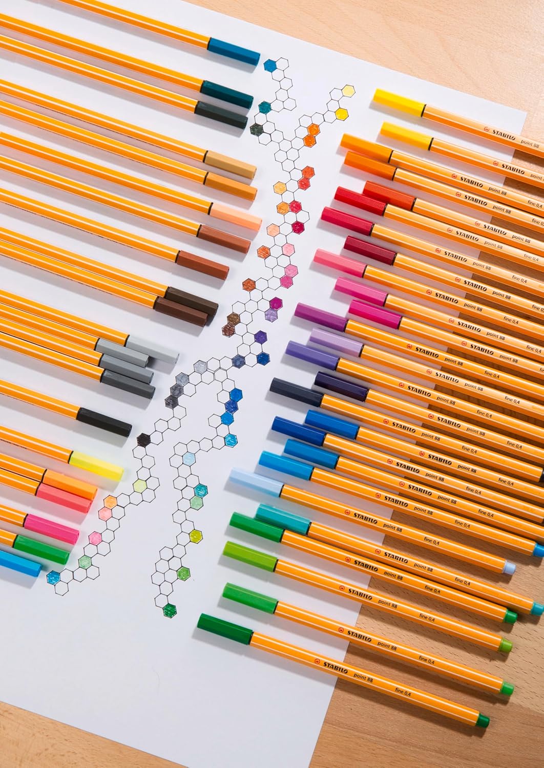 STABILO - point 88 - Fineliner - Pack of 10 - Assorted colors
