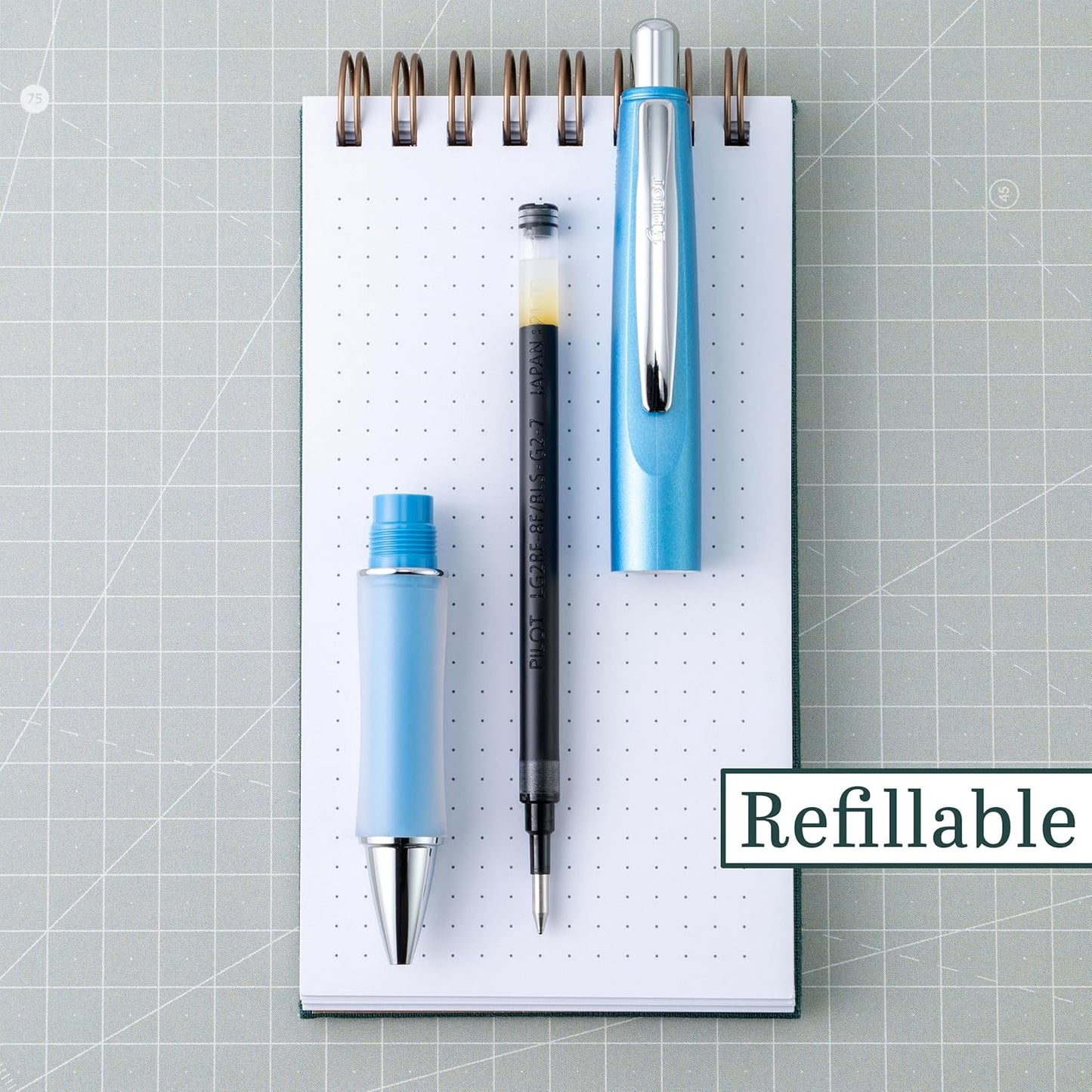 PILOT Dr. Grip Limited Refillable & Retractable Gel Pen, Fine Point, Black, Single Pen - Ideal for School, Journaling & Office Writing