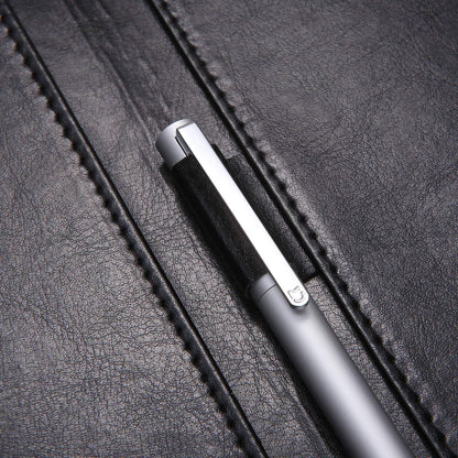 Clipboard Folder Padfolio A4, Mymazn Writing Portfolios Faux Leather Clipboards with Cover for Legal Pad Holder Letter Size 8.5 x 11 for Business Conference Notepad Clip Board (Gray Green)