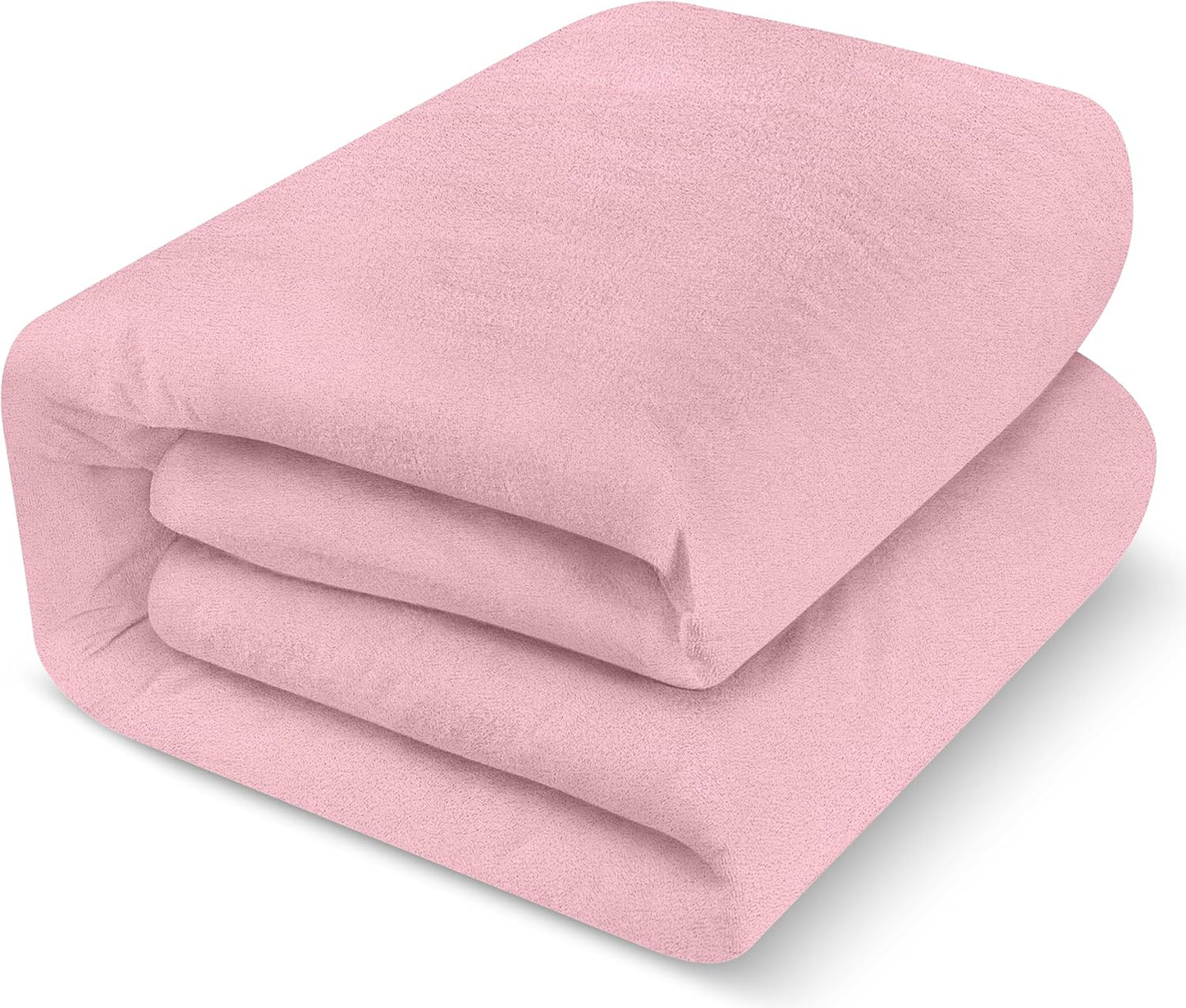 Twin Size Mattress Protector Waterproof, Premium 200 GSM Terry Mattress Cover, Soft & Breathable Bed Cover, Fitted Sheet Style Stretchable Deep Pockets 15" by Utopia Bedding (White)
