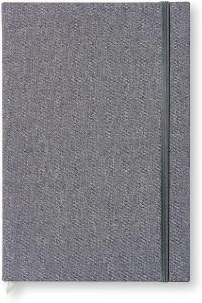 Portage Blank Hardcover Aesthetic Notebook Writing Journal – Bleed-Proof Paper Notepad for Journaling, High GSM, A5 Notebook, Cream Pages - Salmon, 6 x 8.5 Inches, 224 Pages