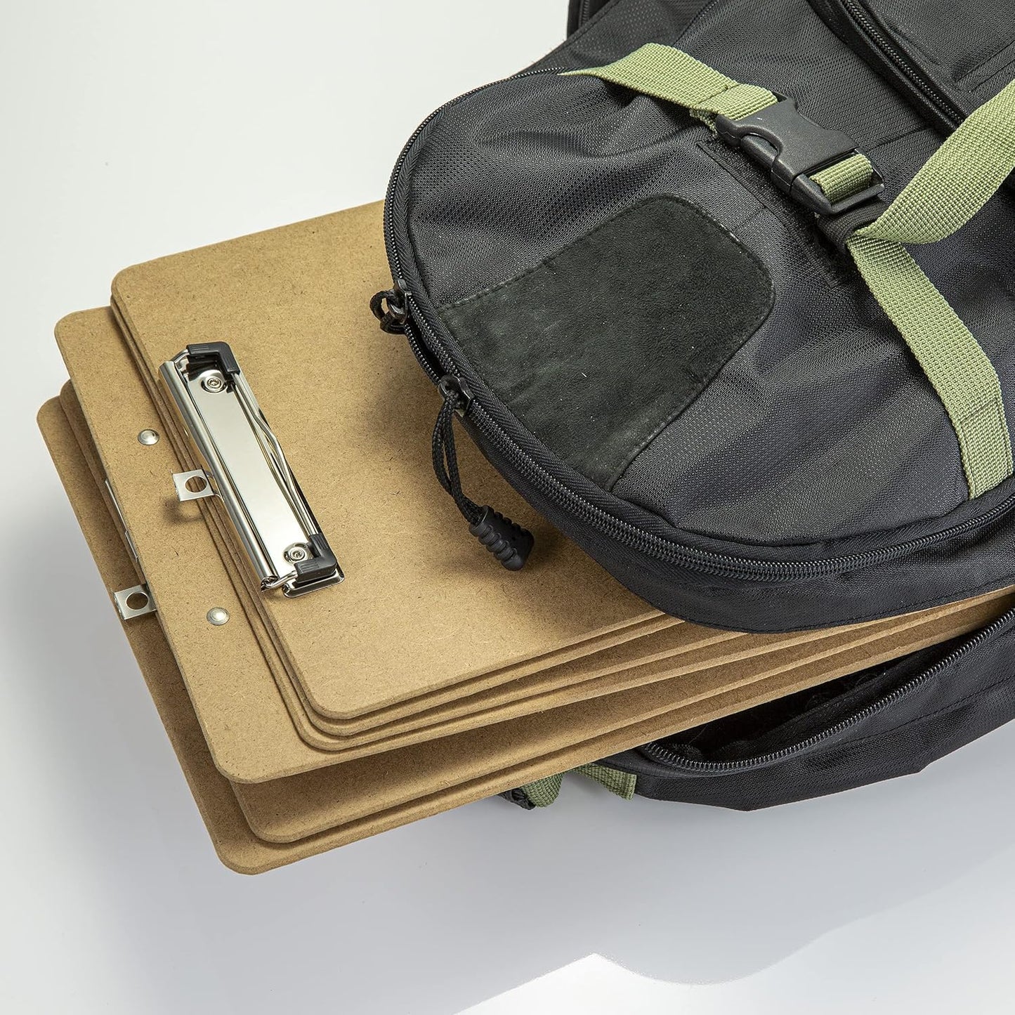 Officemate Recycled Legal Size Wood Clipboard, Low Profile Clip, 12 Pack, Brown (83227)