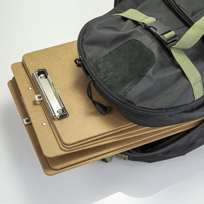 Officemate Recycled Legal Size Wood Clipboard, Low Profile Clip, 12 Pack, Brown (83227)