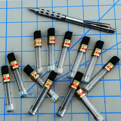 Pentel Super Hi-Polymer Lead Refill, 0.5mm, Fine, H, 144 Pieces of Lead (C505-H)