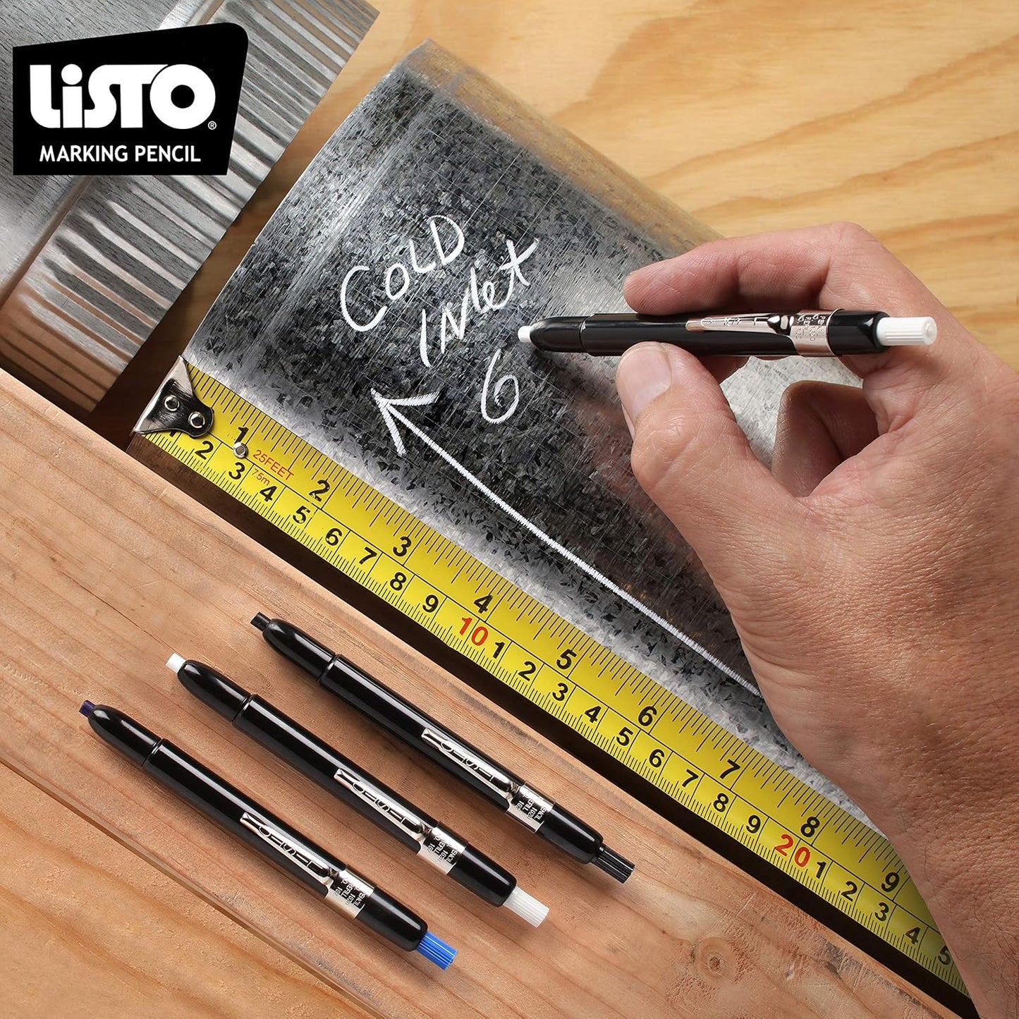 Listo Marking Pencil Refill - Listo 162 Refill, Box of 72, Red